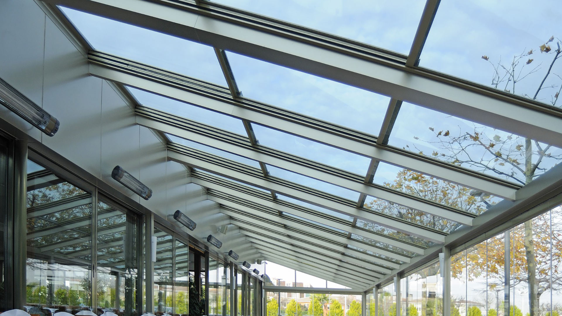 Retractable Glass Roof